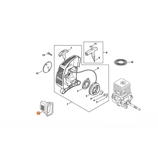 STIHL  Element dystansowy 4140 084 6801